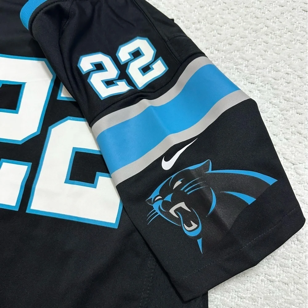 NFL Nike Christian McCaffrey #22 Carolina Panthers Jersey Youth Large (14/16)